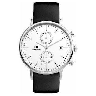  Sølv Quartz med chronograph Herre ur fra Danish Design, IQ12Q975